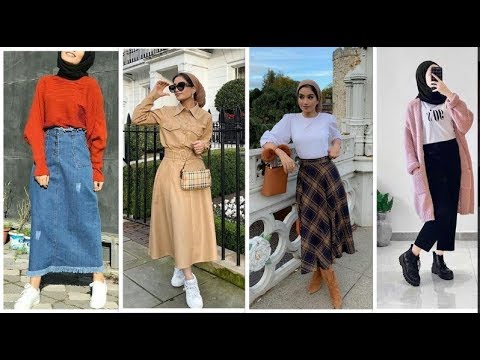تنسيقات ملابس محجبات 2020 توربان موضة ملابس المحجبات 2020 ستايل محجبات Youtube
