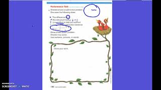 First Grade Math Test Chapter 4 Review