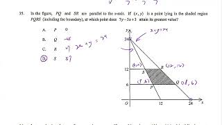 DSE Maths (Core) PP 2016/II/Q35 (Linear Programming)