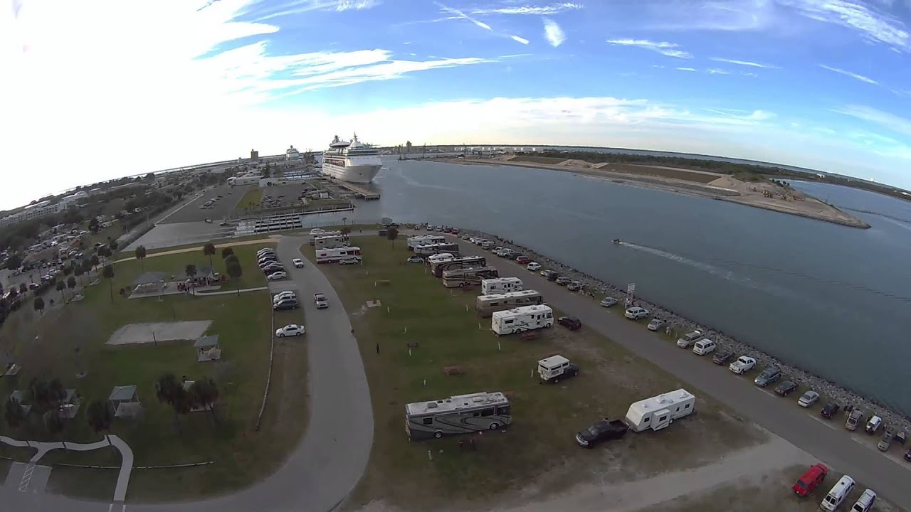 Cocoa Beach Campground The Best Beaches In World Port Canaveral Jetty Park Blade 350 Qx Flyover Aerial Video You Campground