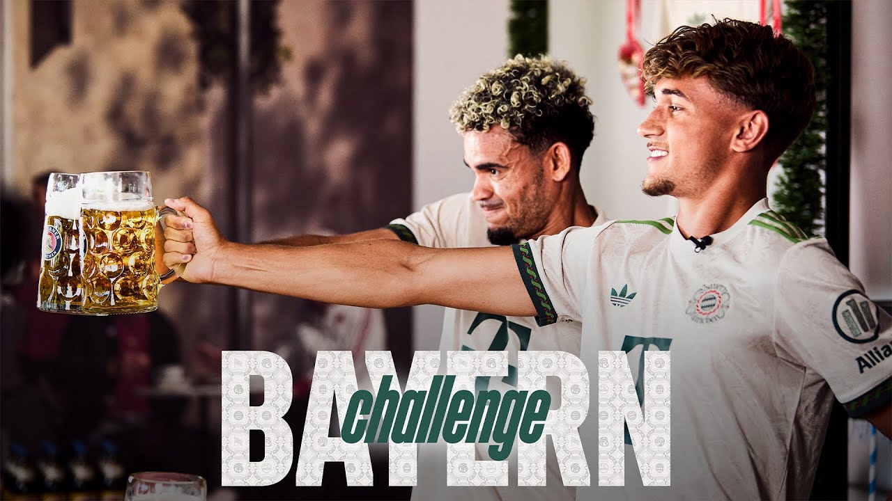 Epic battle: How long can Lucho keep up? 👀💪 | The great Paulaner Bayern Challenge 2025 🍺