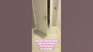 Texecom Connect V2 App Virtual Panic Button After Activation, App Blinks mmm