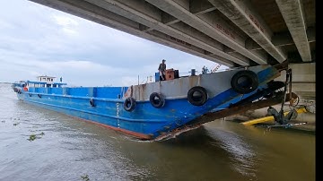 sà lan qua cống/ cống kênh cụt / cống kiên giang