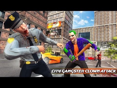 City Gangster Clown Attack 3D Android Gameplay
