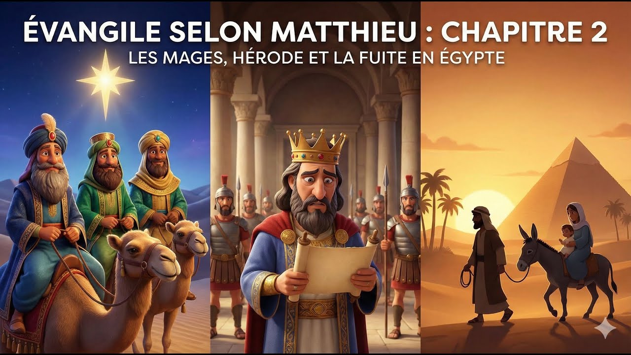 L'adoration des mages et la colère d'Hérode - Matthieu 2 - La Bible