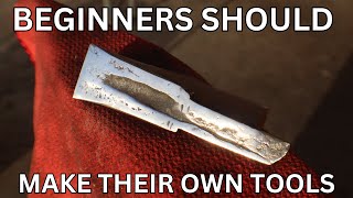 How to Make Your Own Hotcut Tool as a Beginner - Blacksmithing Basics pt3