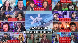 Law Reveals to Doflamingo That He is a 'D' Reaction Mashup | One Piece Episode 707