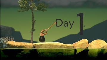 ROAD TO GOLDEN POT - 50 CLEARS | Getting Over It | Day 1