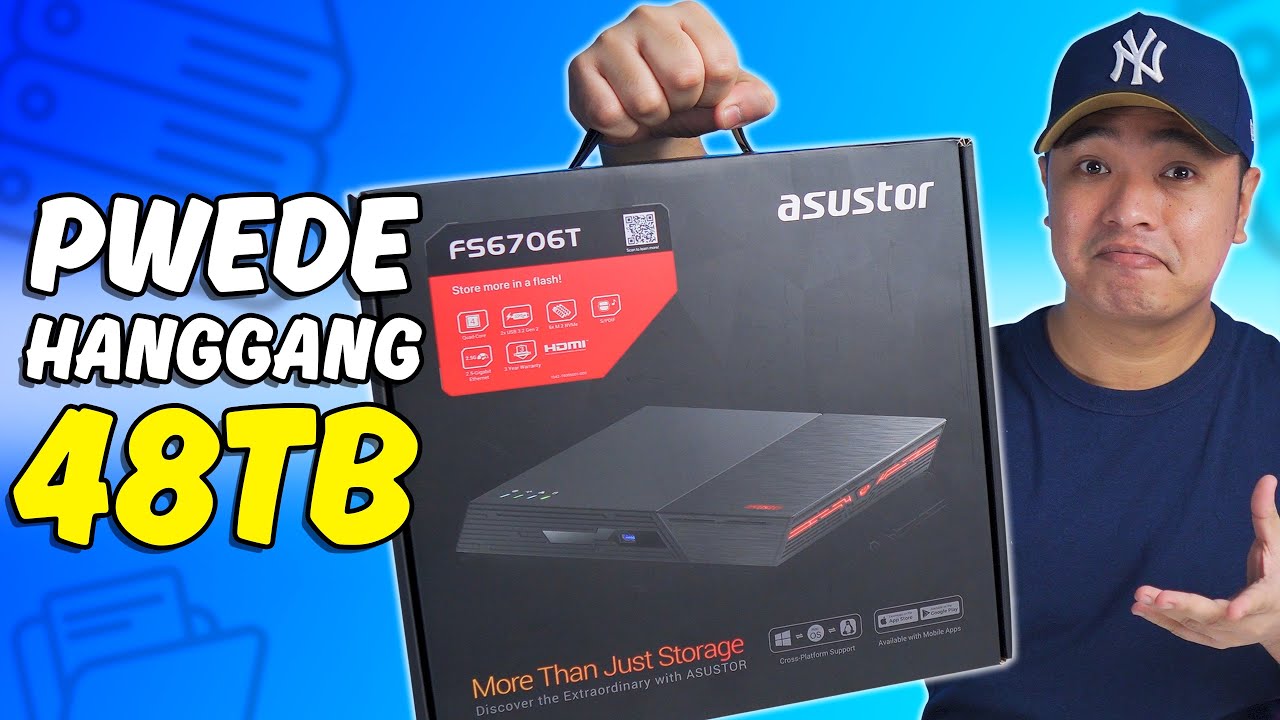 DI NA PROBLEMA ANG STORAGE - asustor FLASHSTOR 6 NAS - YouTube