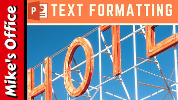 PowerPoint 2013 Text Formatting