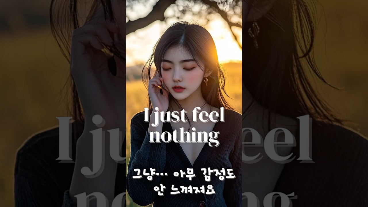 Feeling Empty | 아무 감정도 느껴지지 않을 때 🌿 감정 회복 · Emotional Healing Shorts