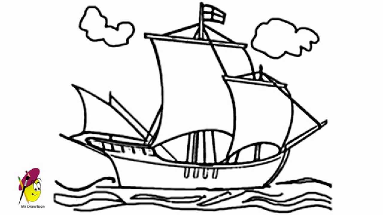 Ship how to draw a Ship YouTube