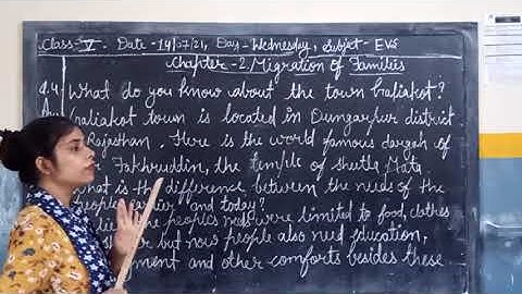 Class -5.EVS.Chapter -2.Migration of Families