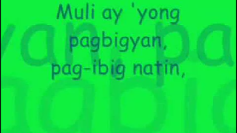 Pagbigyang Muli Lyrics - Erik Santos