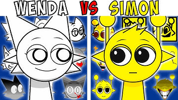 ALL WENDA VS SIMON CHARACTERS | FNF Character Test | Gameplay VS Playground