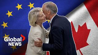 Carney, Von Der Leyen Embrace As Canada Invited To Become 1St-Ever Associate Member Of The Eu