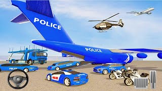 US Police Airplane Car Transport - Police Transport Game Video - Android Gameplay Videos screenshot 4