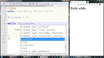 Podstawy PHP - 17. Pętla while w PHP