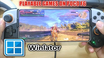 WINLATOR PLAYABLE GAMES TEST ON POCO F6