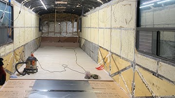 E8, solid and insulated floors, MCI 102DL3 Bus Conversion