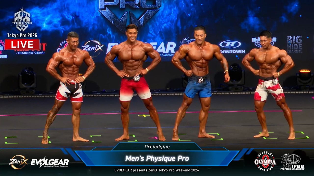 VOD] TOKYO PRO 2026 Men's Physique Pro Class | Free release of the