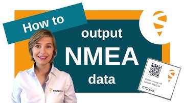 How to output NMEA data on the Septentrio mosaic receiver module