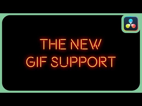 The New GIF Support | DaVinci Resolve 18.5 Beta  |