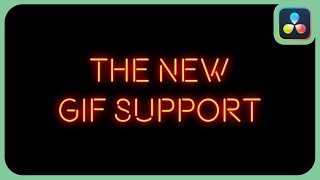 The New GIF Support | DaVinci Resolve 18.5 Beta  | screenshot 5