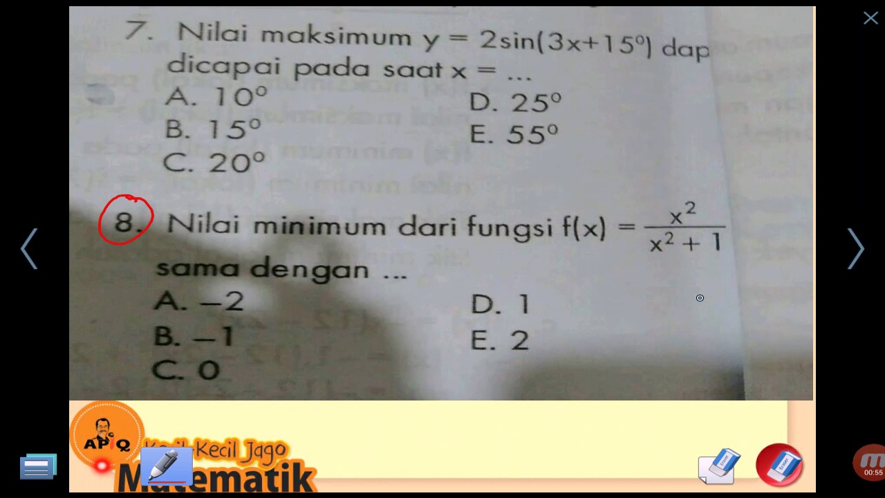 nilai-maksimum-minimum-dan-fungsi-naik-turun-matematika-sma-1-youtube
