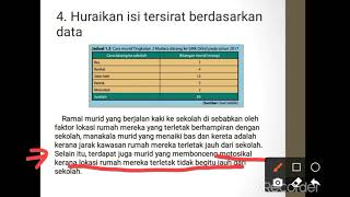 Geografi tingkatan 3 : Mentafsir jadual dan graf