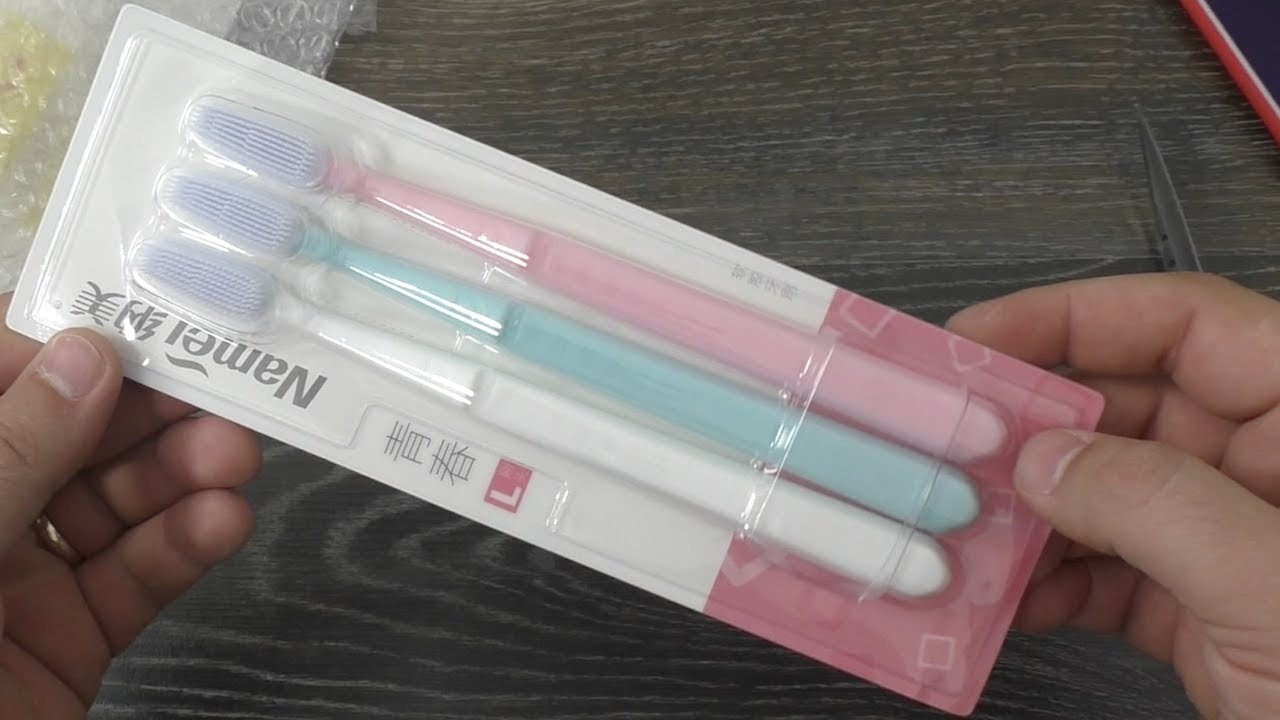 Экологически чистые силиконовые зубные щетки Namei ► Посылка из Китая / JD