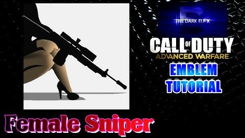 Advanced Warfare Emblem - Female Sniper