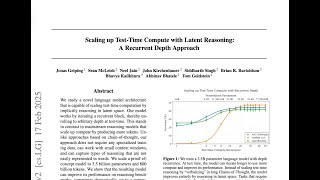 Scaling up Test-Time Compute: s1, Recurrent Depths