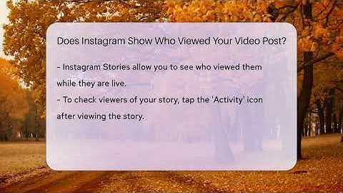 Does Instagram Show Who Viewed Your Video Post? - Everyday-Networking