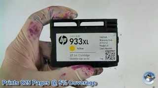 Inside HP 933XL (CN056AE) Yellow Ink Cartridge