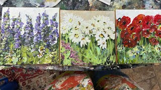 Floral Mini Paintings 