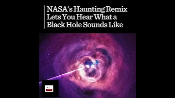 Nasa released the sound of black hole | Does thos sound creepy to you ? #nasa #blackhole #galaxy