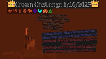 Crown Challenge 1/16/2025 - Randomly Generated Droids
