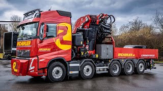 VOLVO FH540 10x4 mit FASSI F2150 RA 2.28 und FLY JIB L816 | LYMA Kran und Fahrzeugbau