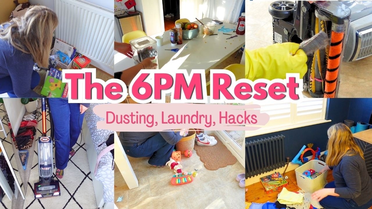 Friday Night Cleaning Routine for a Fresh Weekend | The 6pm Reset - YouTube