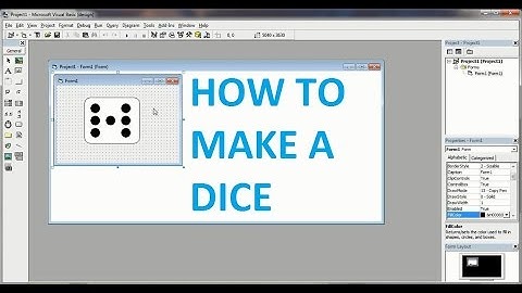 How to make a Dice in Visual basic (vb)  6.0