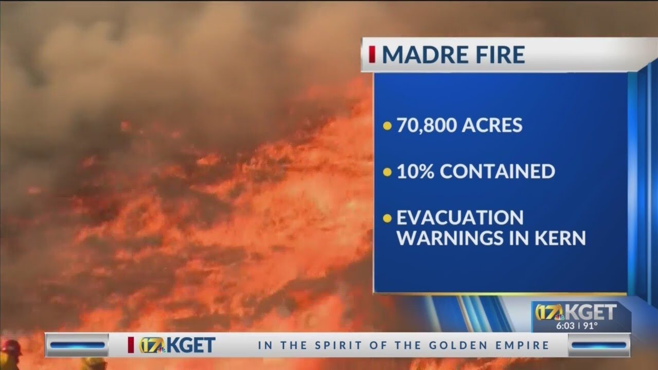 Massive Madre Fire grows to 70,800 acres in San Luis Obispo County