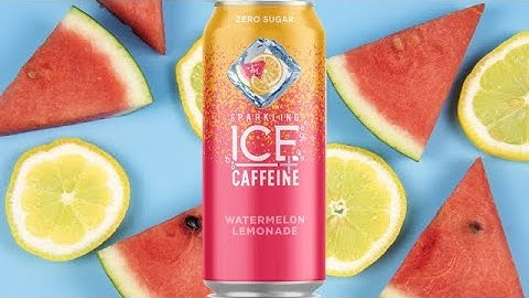 Sparkling Ice +Caffeine Watermelon Lemonade Sparkling Water Tasting