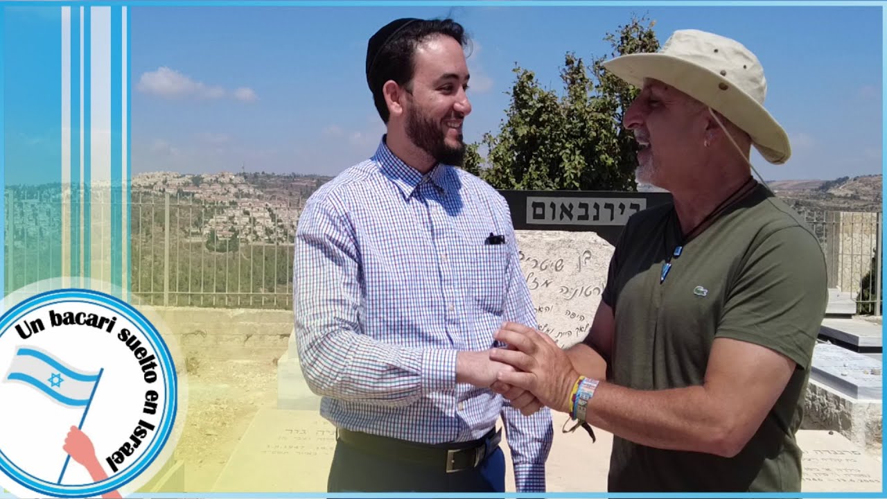 Con Yoel Benhabib en Israel - visitando tumbas de Eruditos Judios y reviviendo sus historias