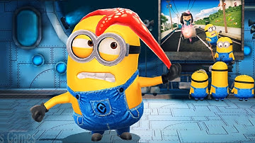 Despicable Me 2 - Minion Rush : Starfish Minion Vs Meena ! Minion Games