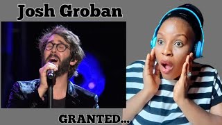 First Time Listening and Reacting To Josh Groban - Granted (LIVE from Madison Square Garden).