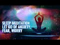 Sleep Meditation | Let Go Of Anxiety, Fear, 396 Hz Binaural Beats | Relaxing Piano + Soft Rain Music