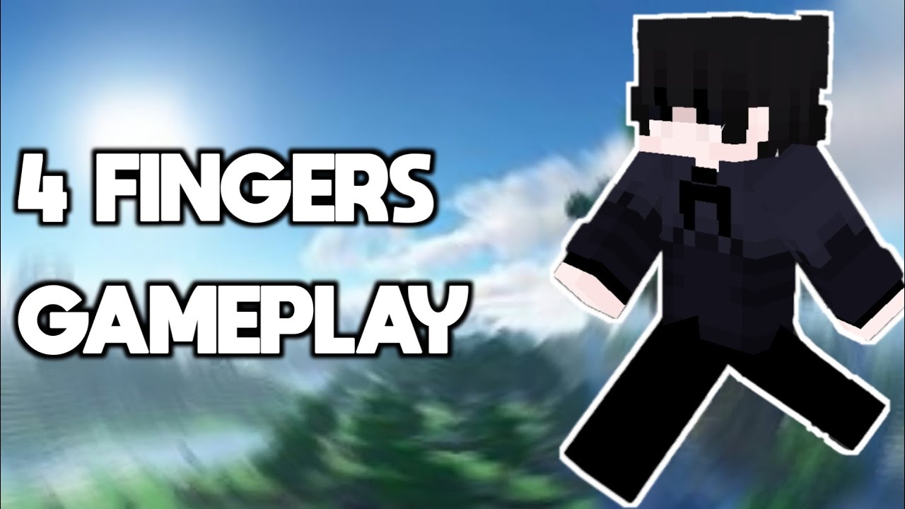 PRACTICING 4 FINGER CLAW IN MCPE NETHERGAMES BEDWARS 🔥