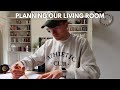 Starting to plan our living room  built in bookcases on a budget  vlog