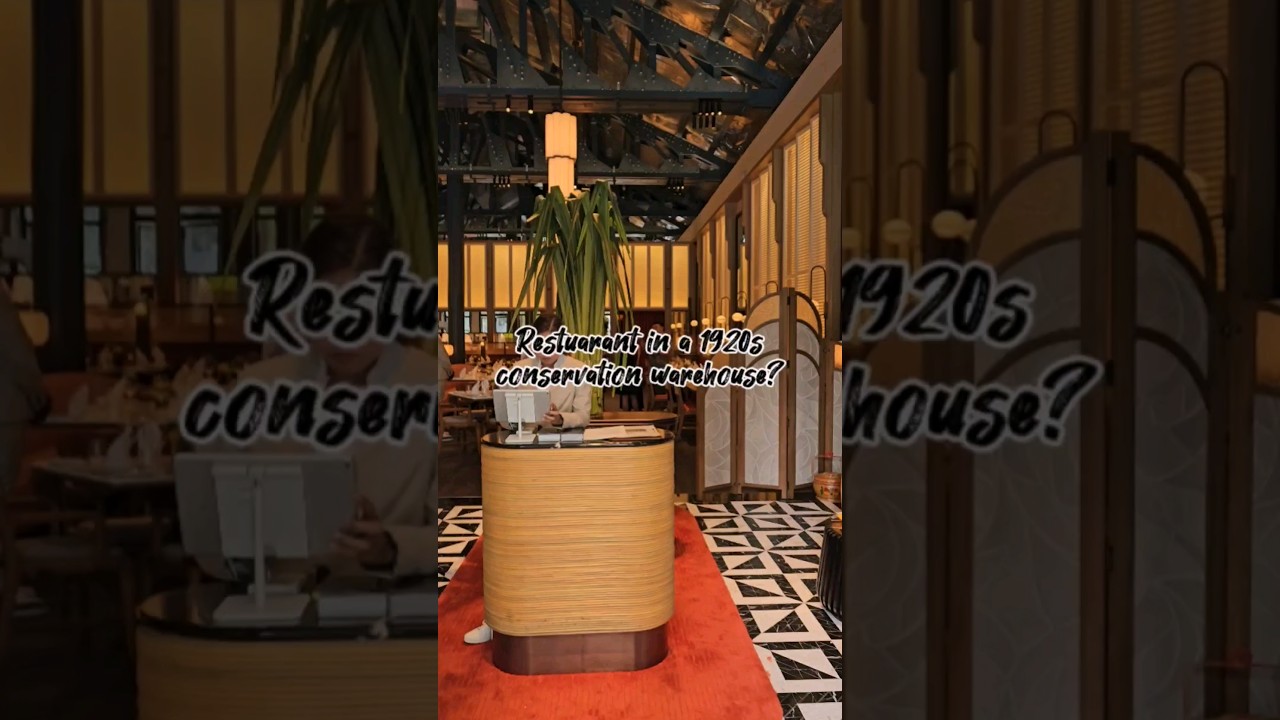 Restaurant in a 1920s conservation warehouse? Check it out.